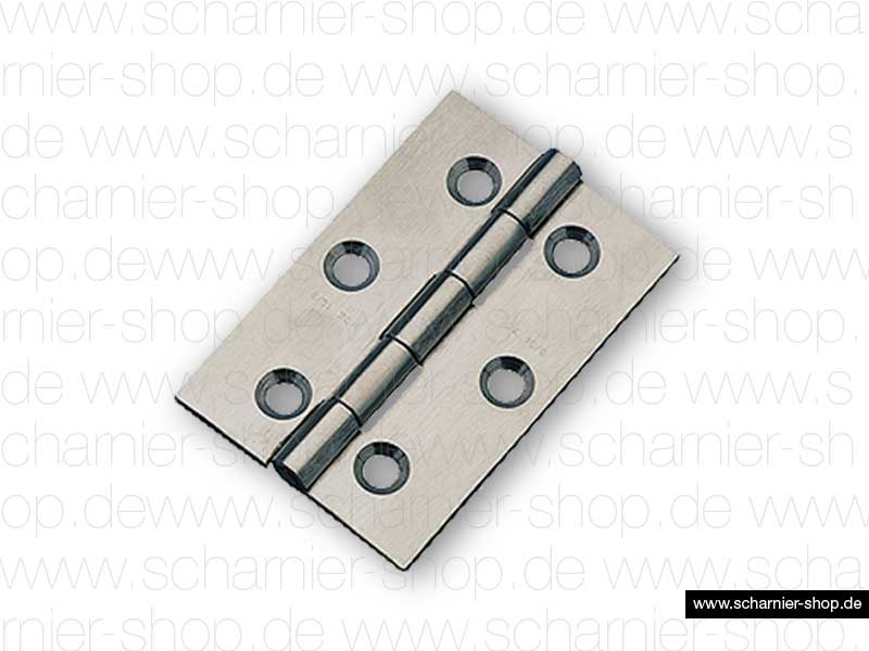 Scharnier gerollt 2002-3 / 70x50 / V2A